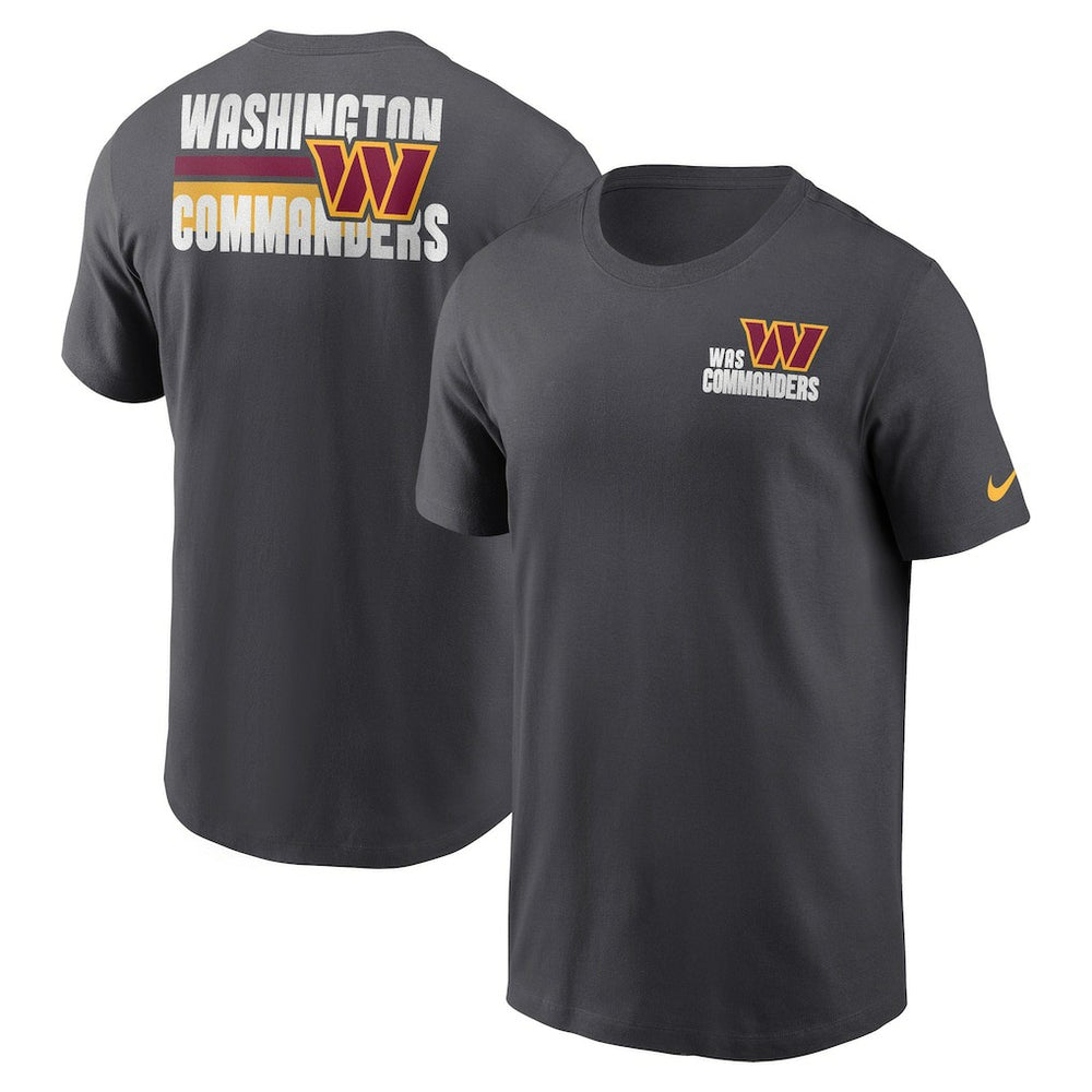 Washington Commanders Blitz Essential T-Shirt - Anthracite on sale