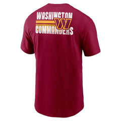 Washington Commanders Blitz Essential T-Shirt - Burgundy on sale
