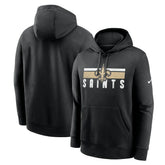 New Orleans Saints Club Fleece Pullover Hoodie - Black outlet