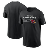 Arizona Cardinals Division Essential T-Shirt - Black sale