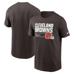 Cleveland Browns Division Essential T-Shirt - Brown cheap