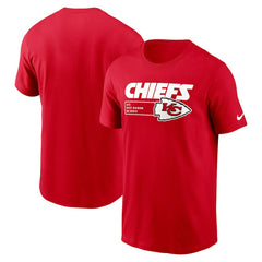 Kansas City Chiefs Division Essential T-Shirt - Red on sale