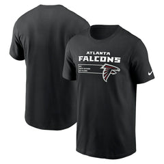 Atlanta Falcons Division Essential T-Shirt - Black outlet