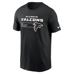 Atlanta Falcons Division Essential T-Shirt - Black outlet