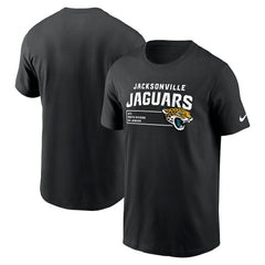 Jacksonville Jaguars Division Essential T-Shirt - Black on sale