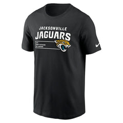 Jacksonville Jaguars Division Essential T-Shirt - Black on sale