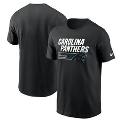 Carolina Panthers Division Essential T-Shirt - Black for sale