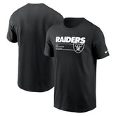 Las Vegas Raiders Division Essential T-Shirt - Black discount