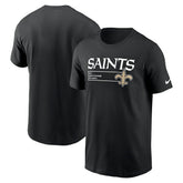 New Orleans Saints Division Essential T-Shirt - Black for sale