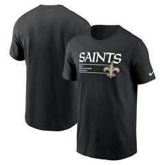 New Orleans Saints Division Essential T-Shirt - Black for sale