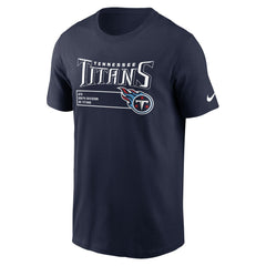 Tennessee Titans Division Essential T-Shirt - Navy cheap