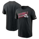 Arizona Cardinals Essential Blitz Lockup T-Shirt - Black discount