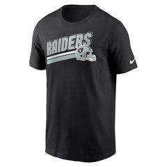 Las Vegas Raiders Essential Blitz Lockup T-Shirt - Black on sale