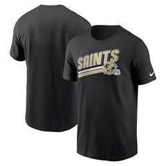 New Orleans Saints Essential Blitz Lockup T-Shirt - Black sale