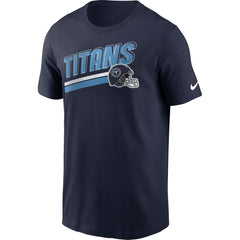 Tennessee Titans Essential Blitz Lockup T-Shirt - Navy cheap