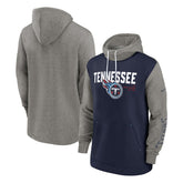 Tennessee Titans Fashion Color Block Pullover Hoodie - Navy cheap