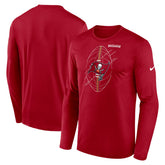 Tampa Bay Buccaneers Legend Icon Long Sleeve T-Shirt - Red for sale