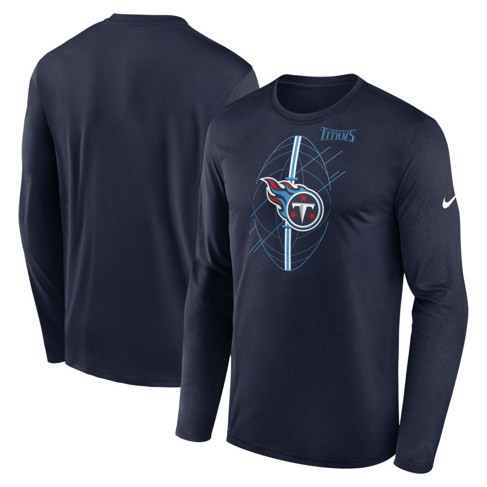 Tennessee Titans Legend Icon Long Sleeve T-Shirt - Navy for sale