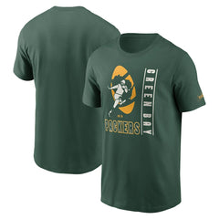 Green Bay Packers Lockup Essential T-Shirt - Green outlet