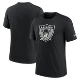 Las Vegas Raiders Rewind Logo Tri-Blend T-Shirt - Black sale