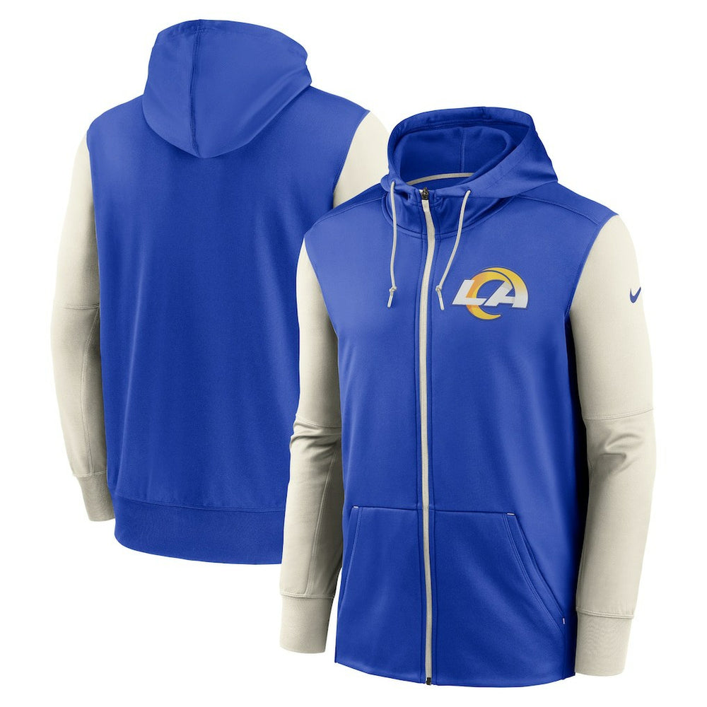 Los Angeles Rams Performance Full-Zip Hoodie - Royal discount