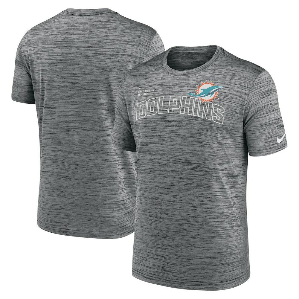 Miami Dolphins Velocity Arch Performance T-Shirt - Anthracite for sale