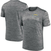 Los Angeles Chargers Velocity Arch Performance T-Shirt - Anthracite sale