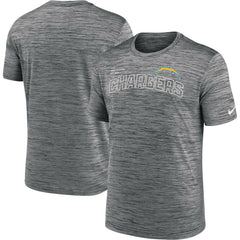 Los Angeles Chargers Velocity Arch Performance T-Shirt - Anthracite sale