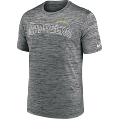 Los Angeles Chargers Velocity Arch Performance T-Shirt - Anthracite sale