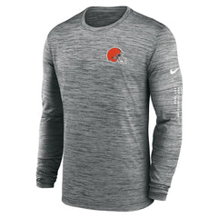 Cleveland Browns Velocity Long Sleeve T-Shirt - Anthracite cheap
