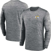 Los Angeles Rams Velocity Long Sleeve T-Shirt - Anthracite on sale