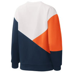 Houston Astros Starter Women's Shutout Pullover Sweatshirt White/Navy