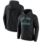 San Jose Sharks Victory Arch Pullover Hoodie - Black Hoodies
