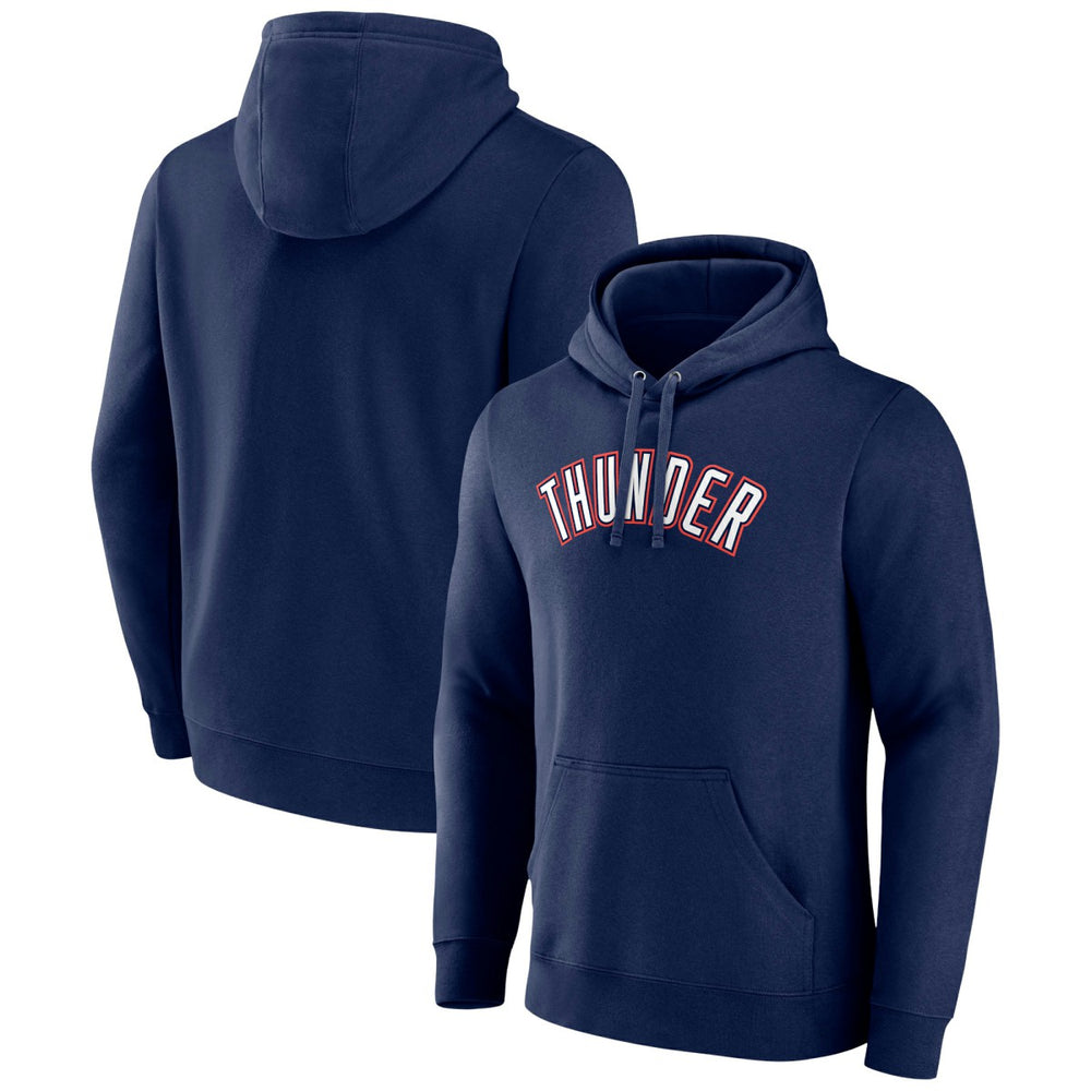 Oklahoma City Thunder Alternate Logo Pullover Hoodie - Navy sale