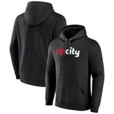 Portland Trail Blazers Alternate Logo Pullover Hoodie - Black on sale