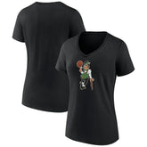 Boston Celtics Women's Alternate Logo V-Neck T-Shirt - Black sale