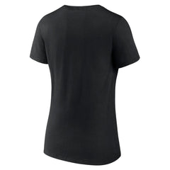 San Antonio Spurs Women's Alternate Logo V-Neck T-Shirt - Black discount