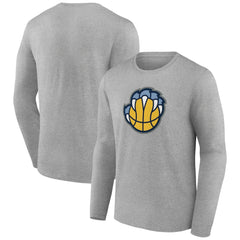 Memphis Grizzlies Alternate Logo Long Sleeve T-Shirt - Gray sale