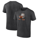 Cleveland Browns Brownie The Elf Throwback Logo T-shirt - Charcoal sale