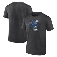 Indianapolis Colts Throwback Logo T-shirt - Charcoal on sale