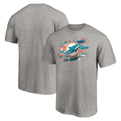 Miami Dolphins True Color T-Shirt - Heather Gray cheap