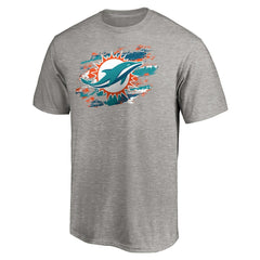 Miami Dolphins True Color T-Shirt - Heather Gray cheap