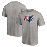 New England Patriots True Color T-Shirt - Heather Gray sale