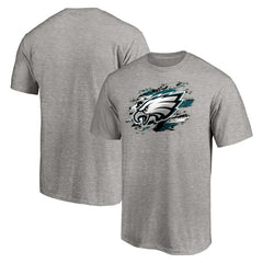 Philadelphia Eagles True Color T-Shirt - Heather Gray discount