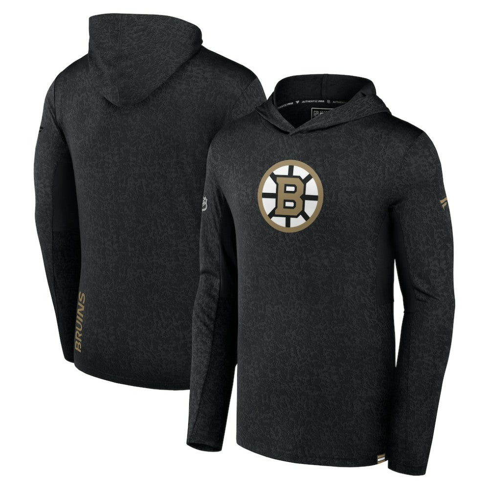 Boston Bruins Fanatics Authentic Pro Lightweight Pullover Hoodie - Black Hoodies