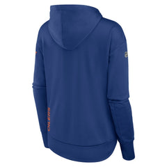 Edmonton Oilers Fanatics Women's Authentic Pro Scuba Full-Zip Hoodie - Royal Hoodies