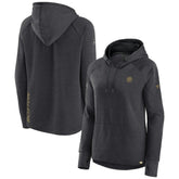 Boston Bruins Fanatics Women's Authentic Pro Pullover Hoodie - Heather Charcoal Hoodies