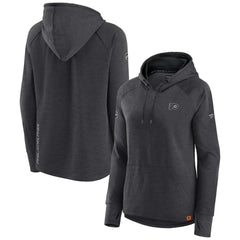 Philadelphia Flyers Fanatics Women's Authentic Pro Pullover Hoodie - Heather Charcoal Hoodies
