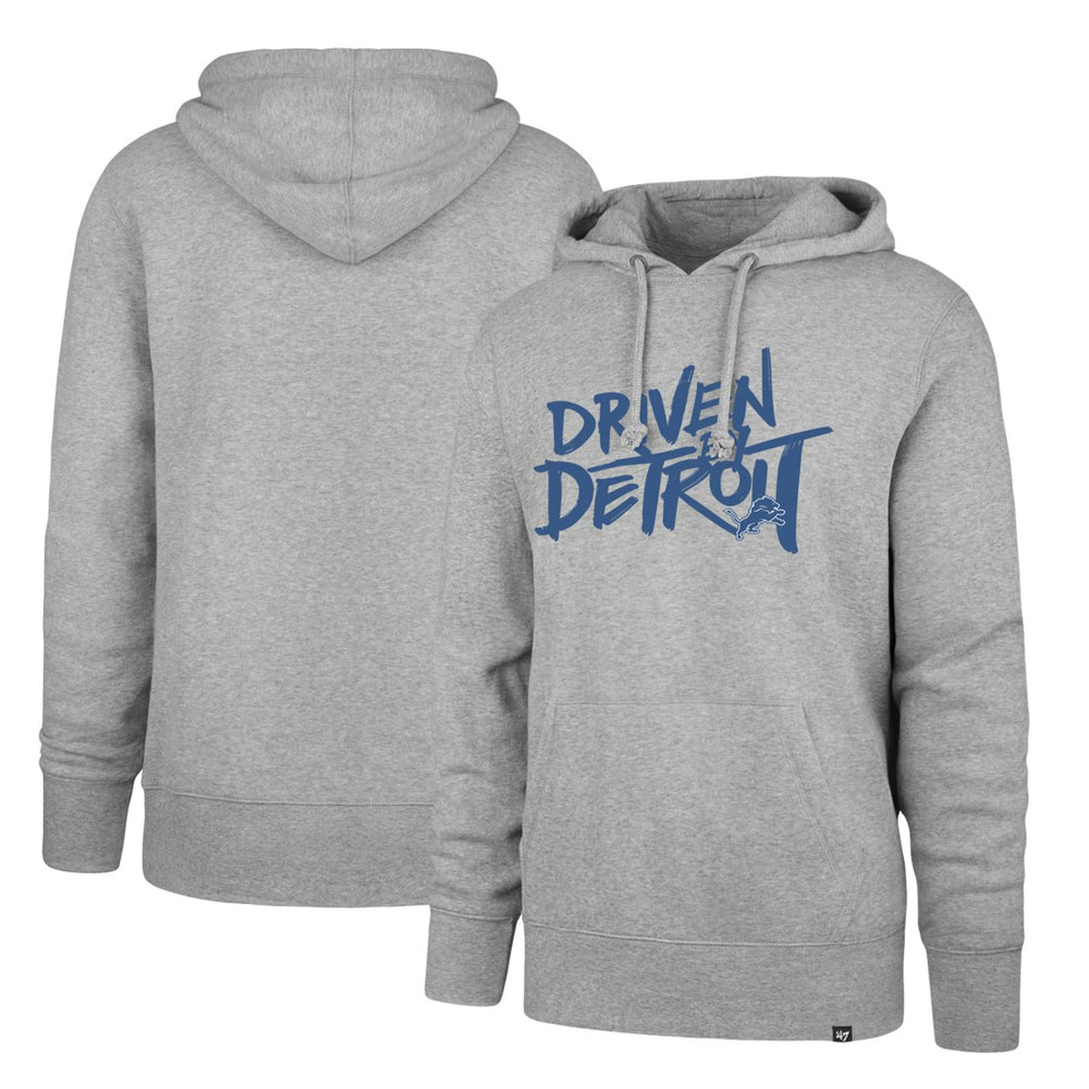Detroit Lions '47 Driven by Detroit Pullover Hoodie - Gray online