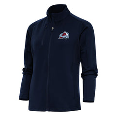 Colorado Avalanche Antigua Women's Team Logo Generation Full-Zip Jacket - Navy Jackets